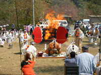 護摩堂山開き